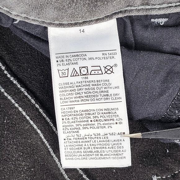 Old Navy Rockstar Jeans Size 14 Womens High Rise Super Skinny Built In Warm - Picture 13 of 15